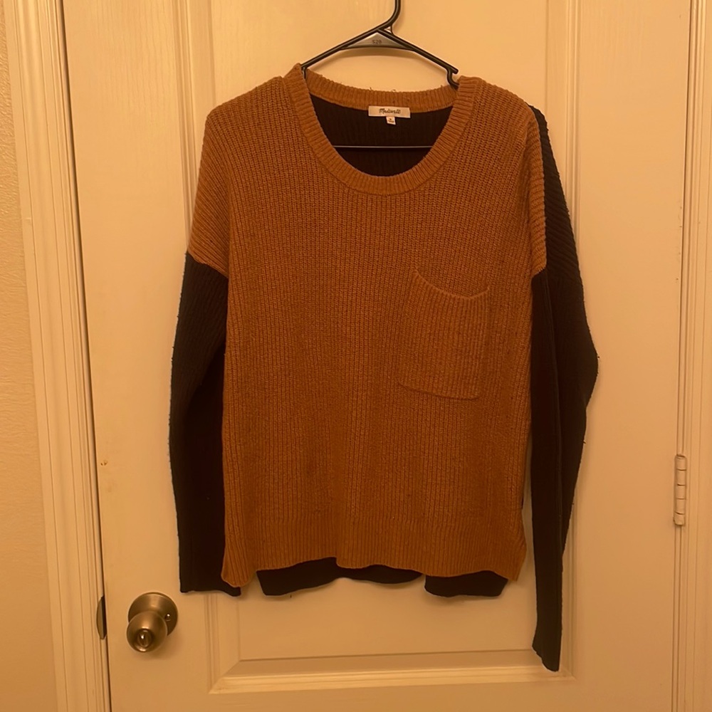 Madewell Color Block Sweater